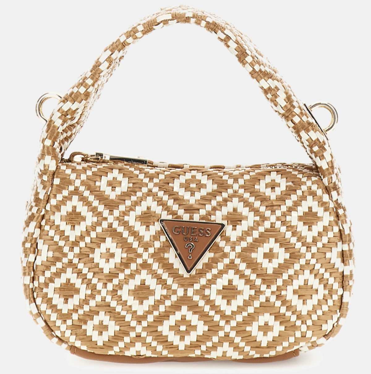 Minibolso de mano rianee rafia de Guess