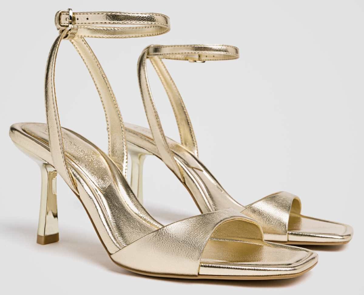 Sandalias tacón fino de Stradivarius