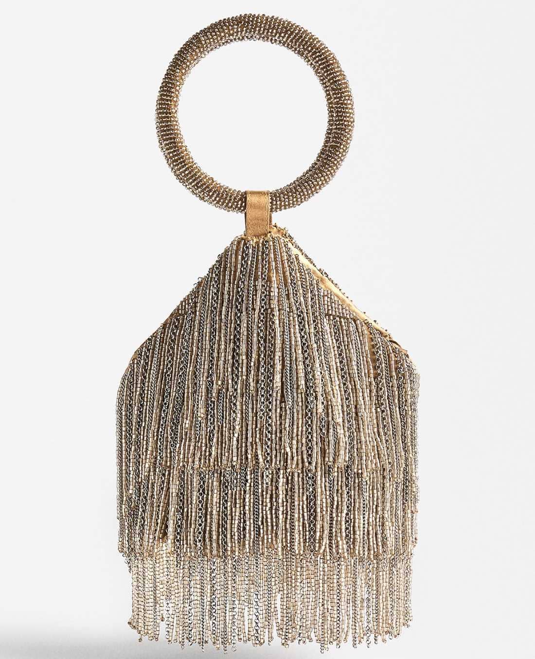 Bolso De Fiesta Con Abalorios de Parfois