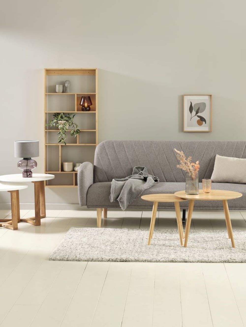 Estantería de madera de bambú modelo SALTRUP de Jysk