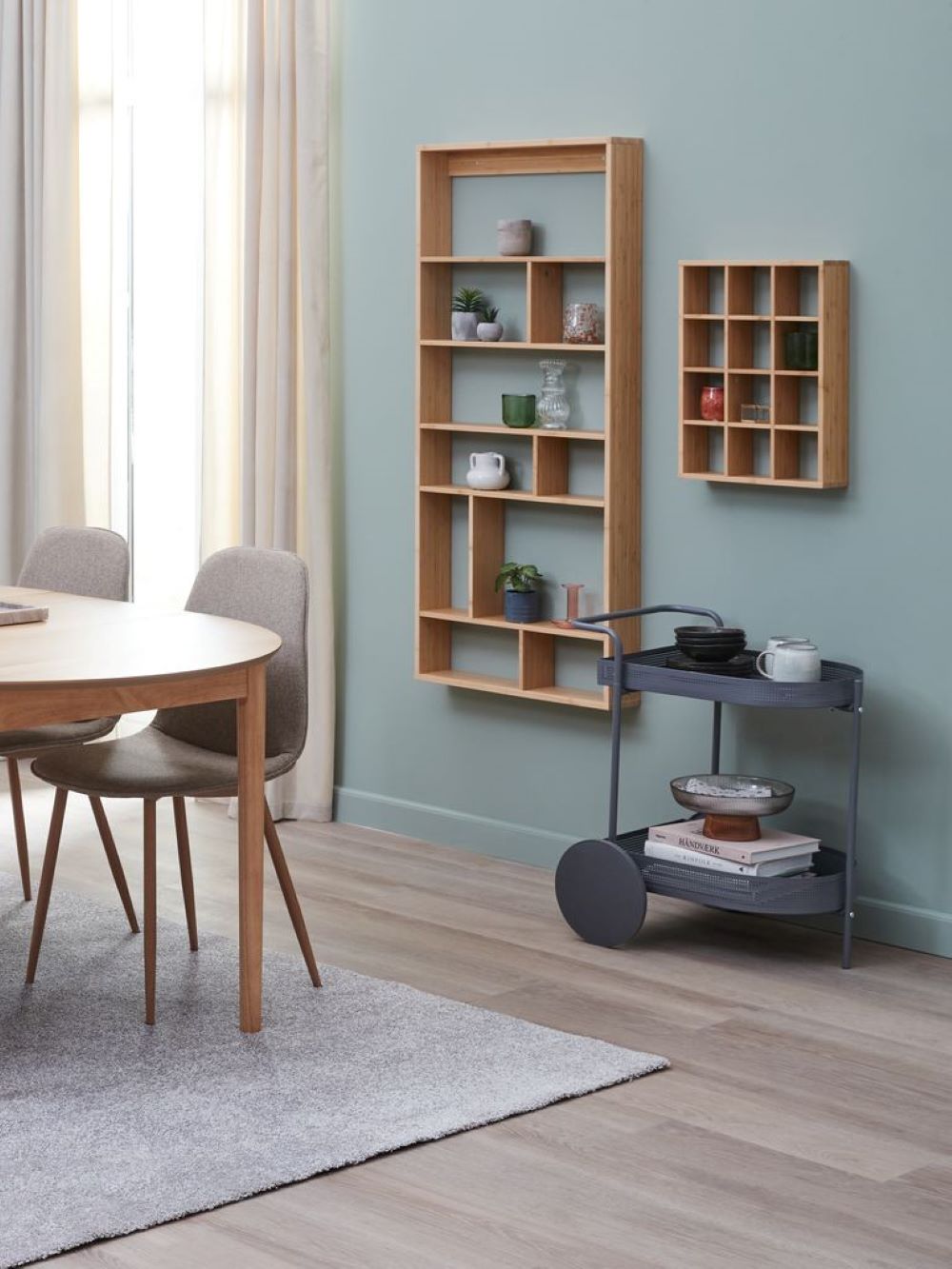 Estantería de madera de bambú modelo SALTRUP de Jysk