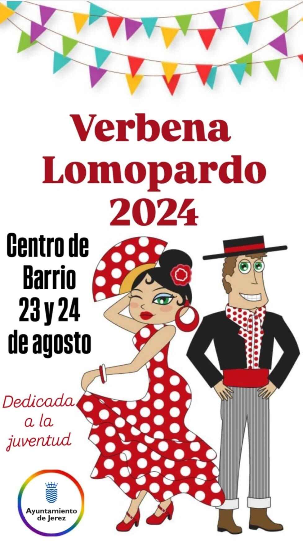 Cartel de la Verbena de Lomopardo