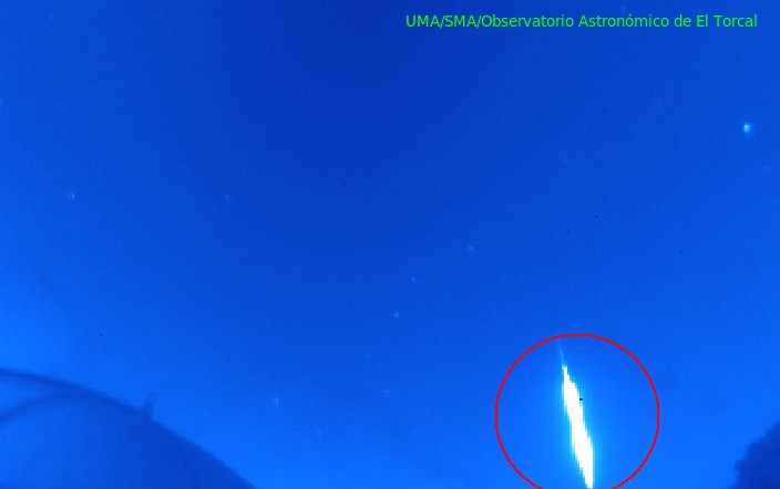 Cuerpo celeste avistado