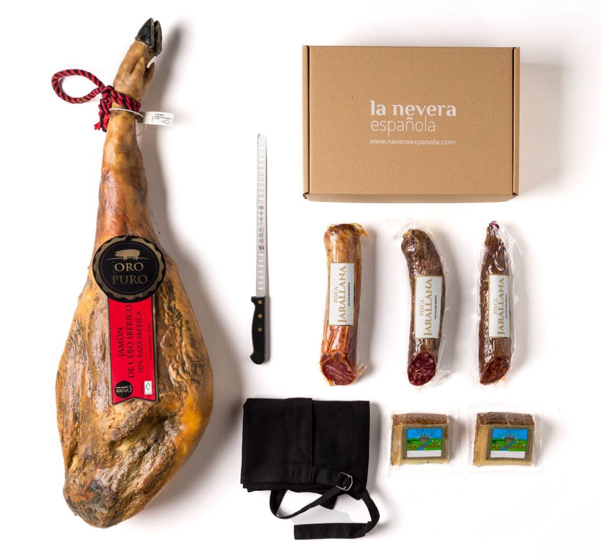 Jamón ibérico Lote Oro Puro de La Nevera Española