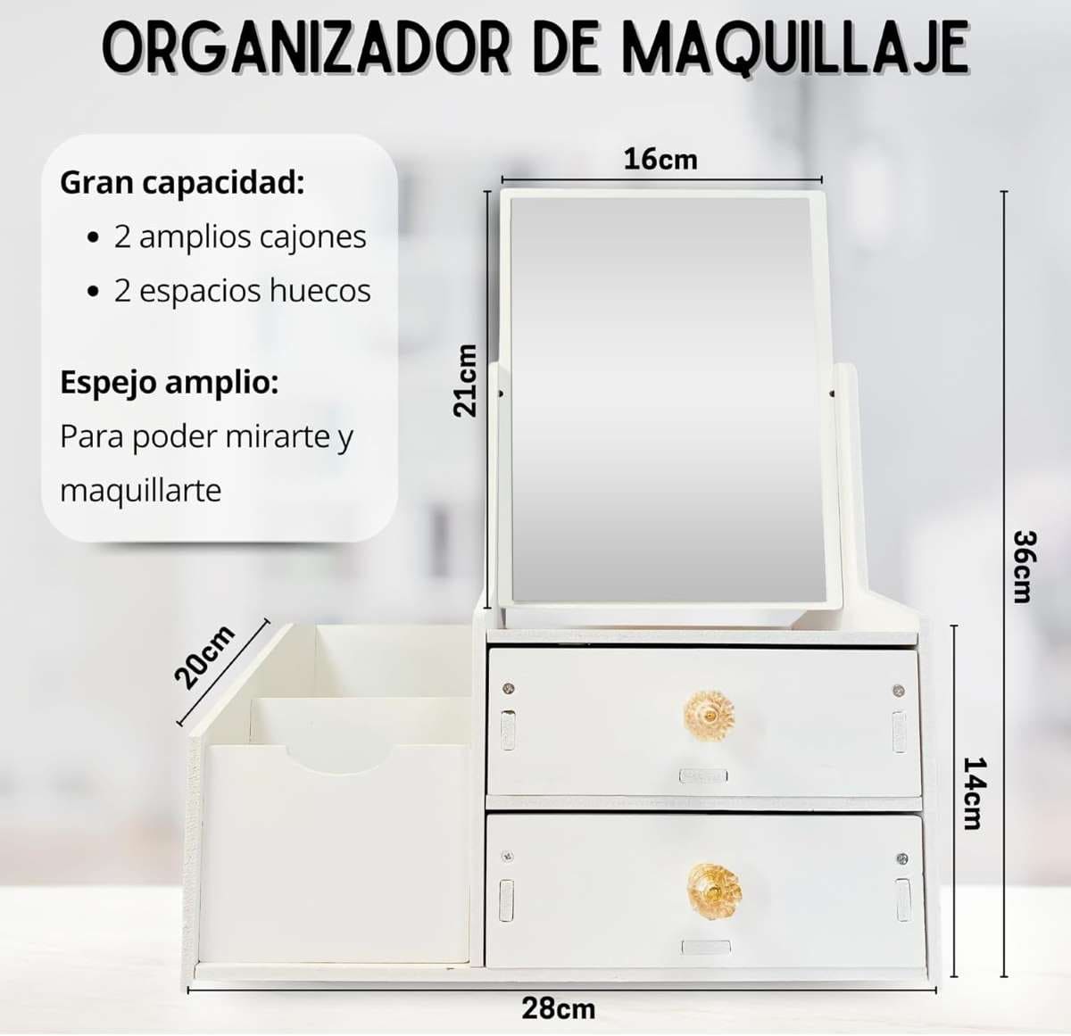 RISSLI Organizador de Maquillaje de Amazon