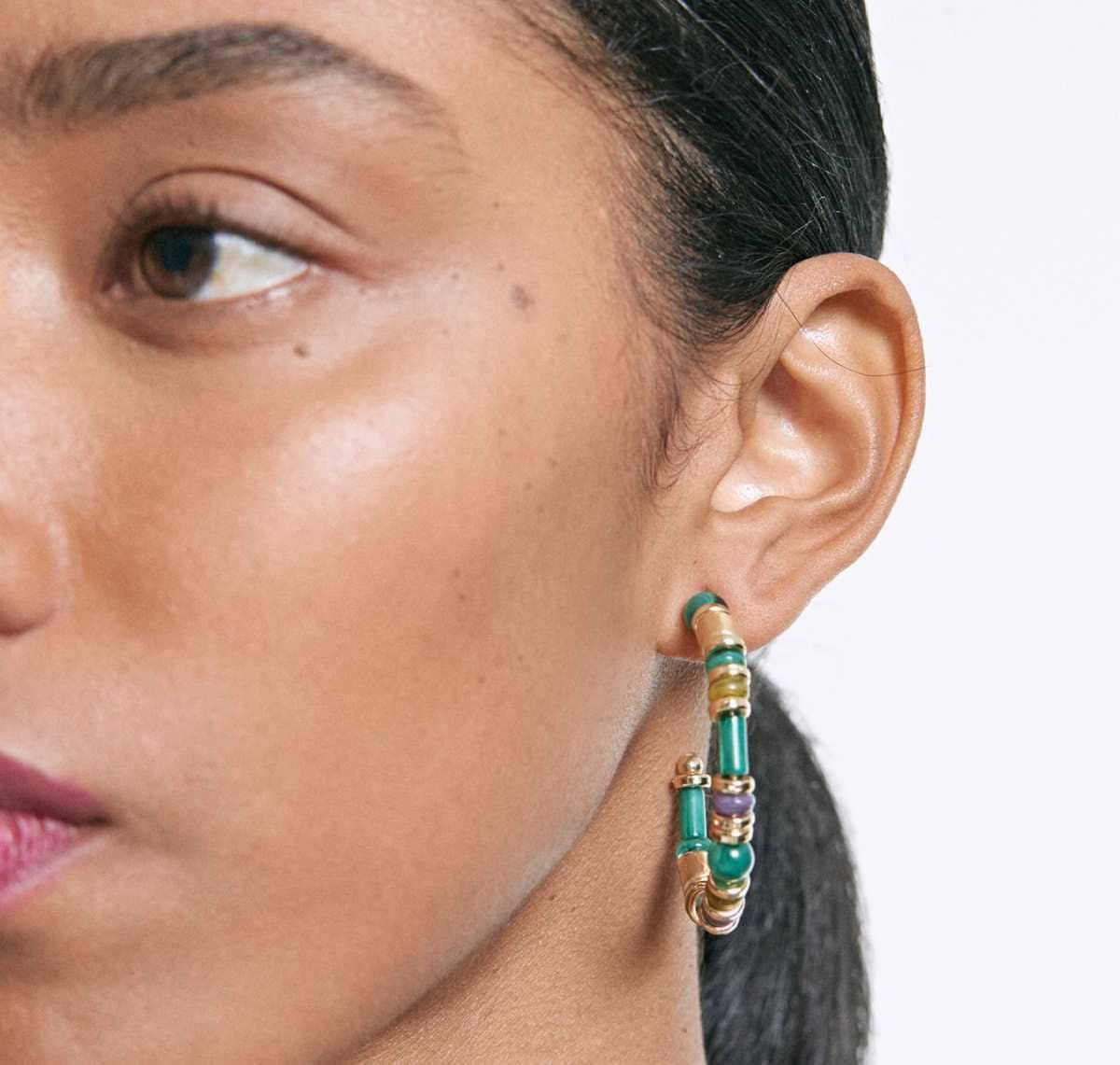 Precio de los pendientes Largos Pétalos - Edición Limitada