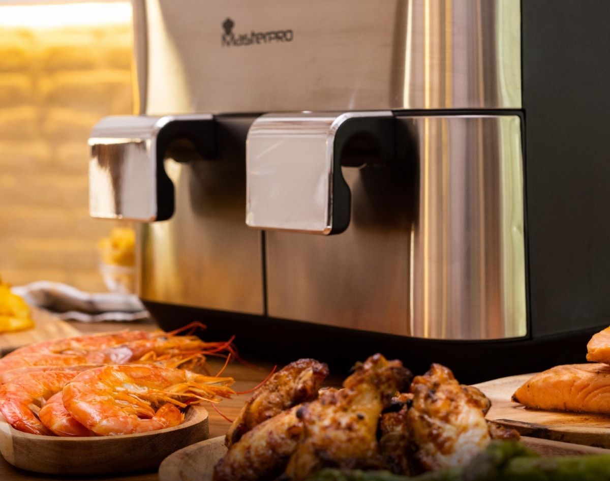 Freidora de aire Masterpro POWER DUO de Carrefour