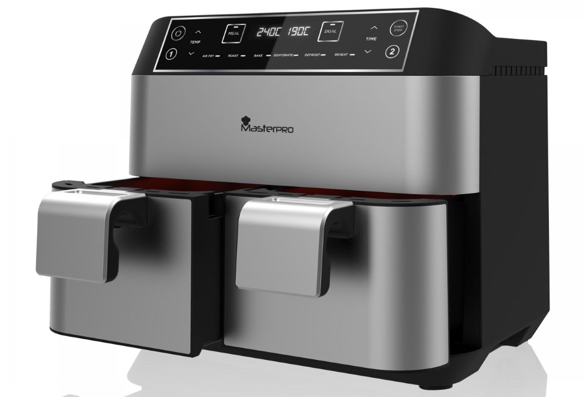 Freidora de aire Masterpro POWER DUO de Carrefour