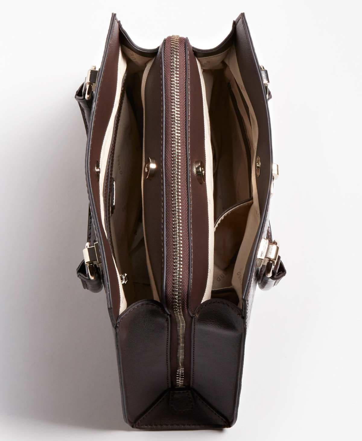 Bolso de mano stephi cocodrilo de Guess