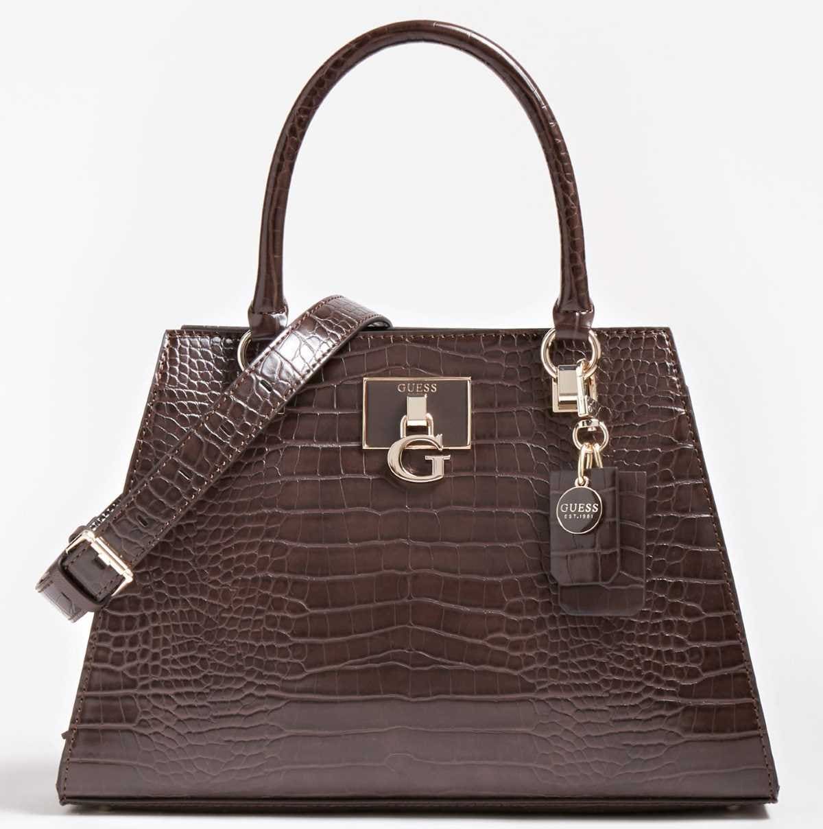 Bolso de mano stephi cocodrilo de Guess