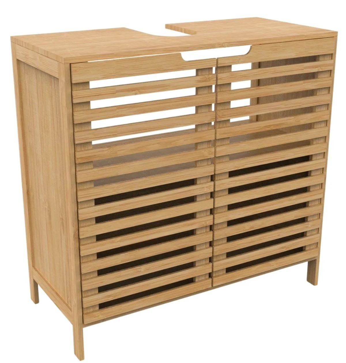 Armario para lavabo de bambú 7HOUSE