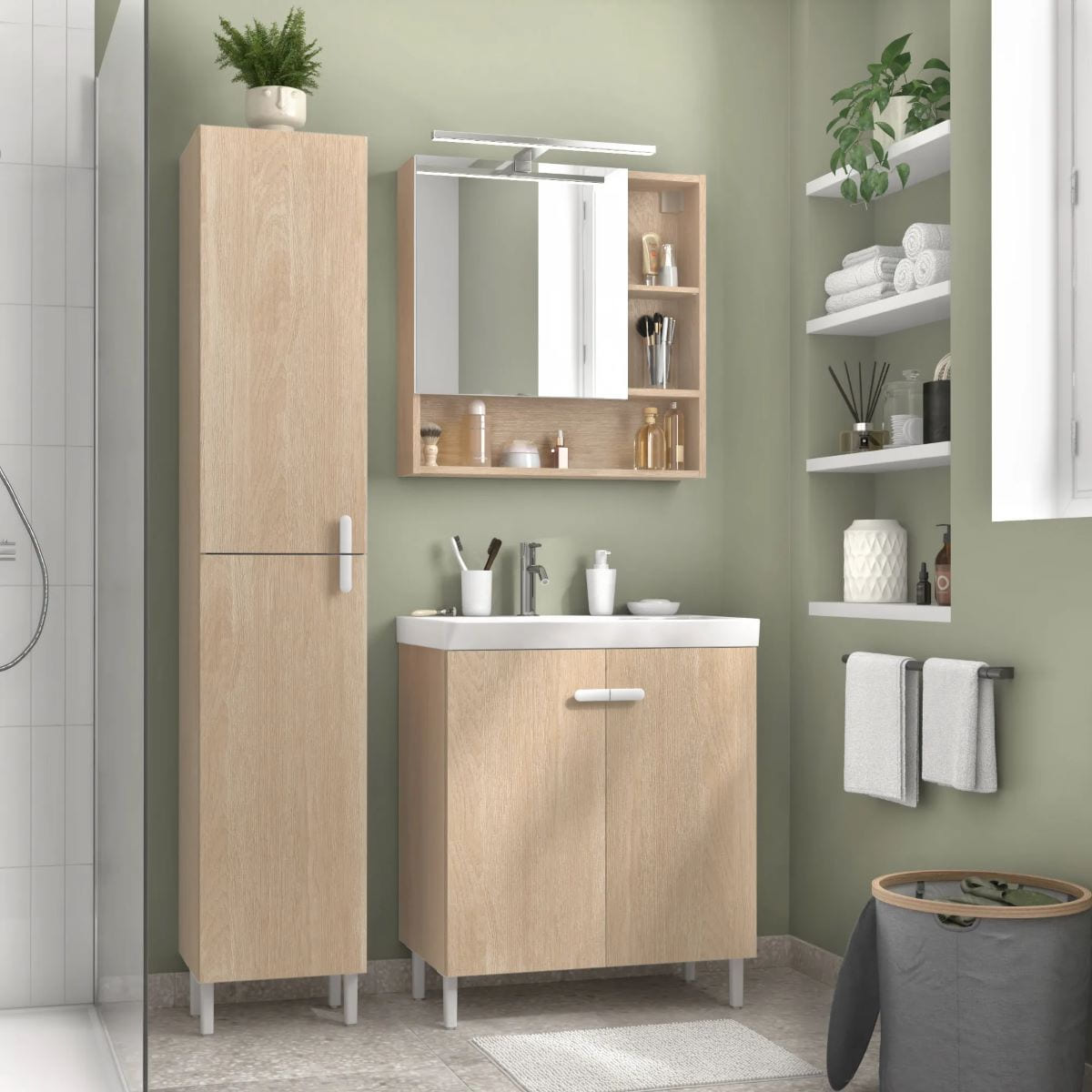Mueble de baño con lavabo EASY