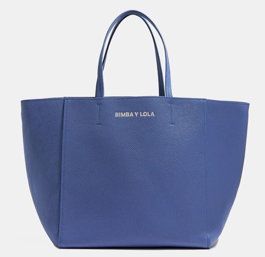 Bolso de hombro estilo shopper con cierre de mosquetón