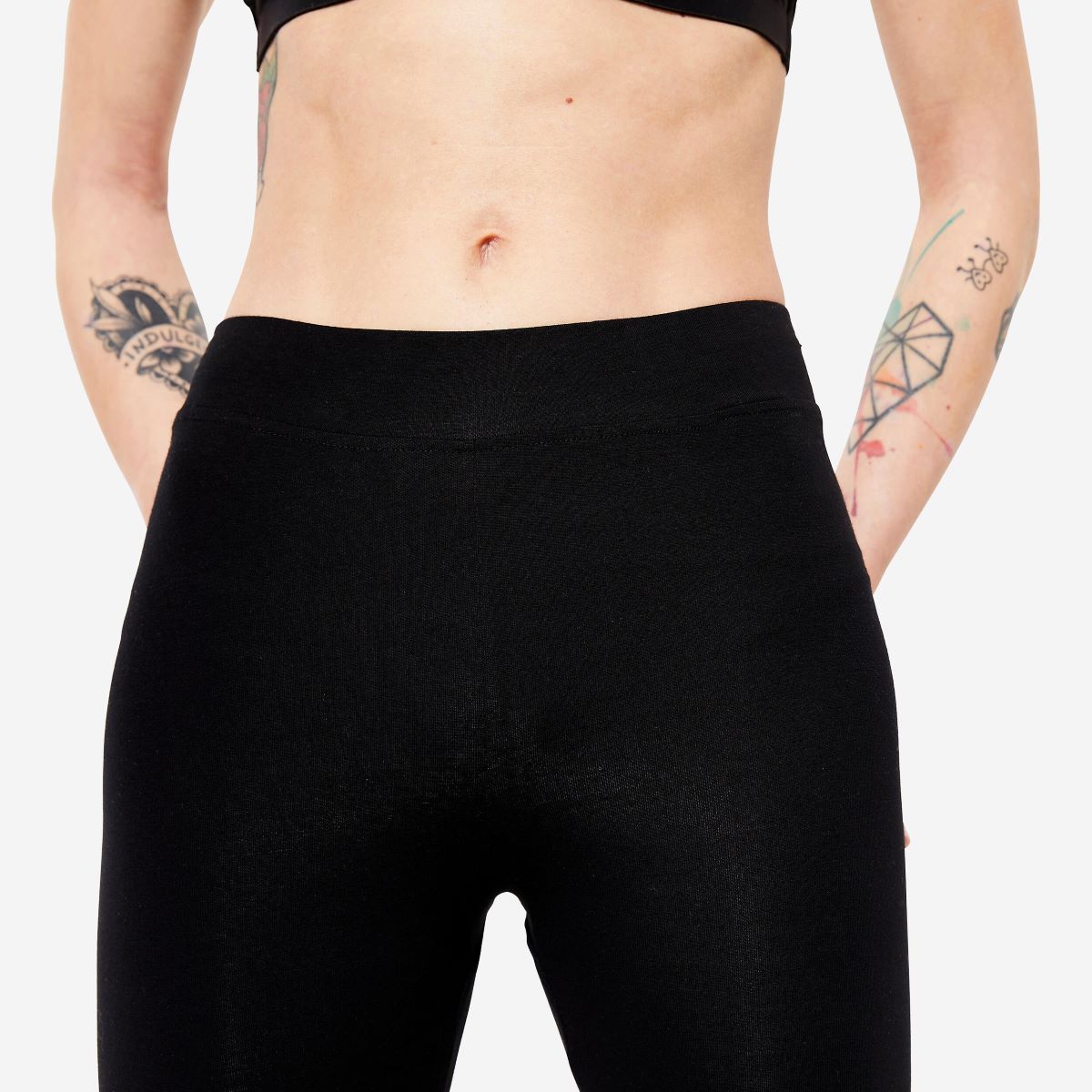 Leggings de algodón de tiro alto Domyos Fit 500 de Decathlon