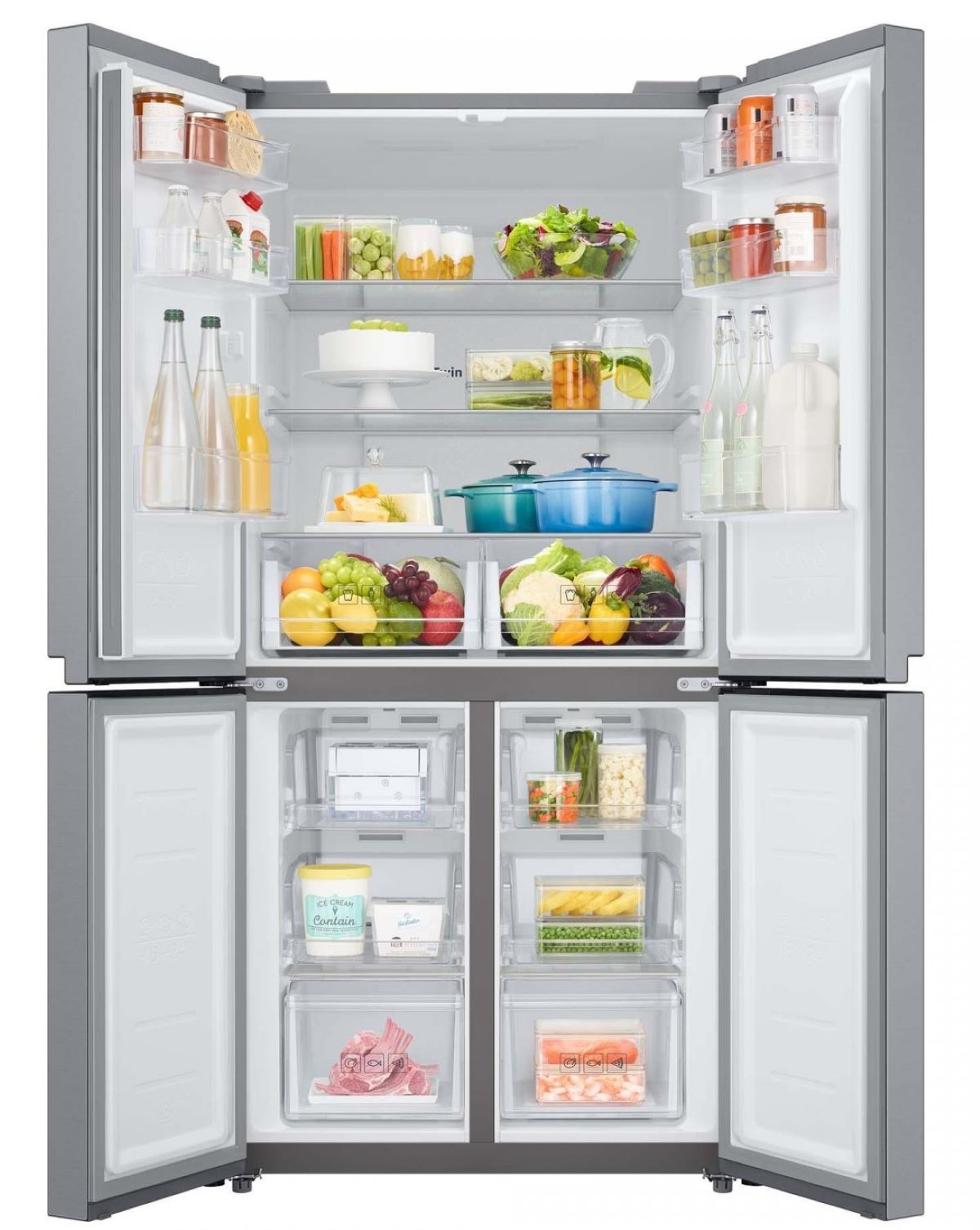 Frigorífico americano Samsung RF48A400EM9 de Carrefour