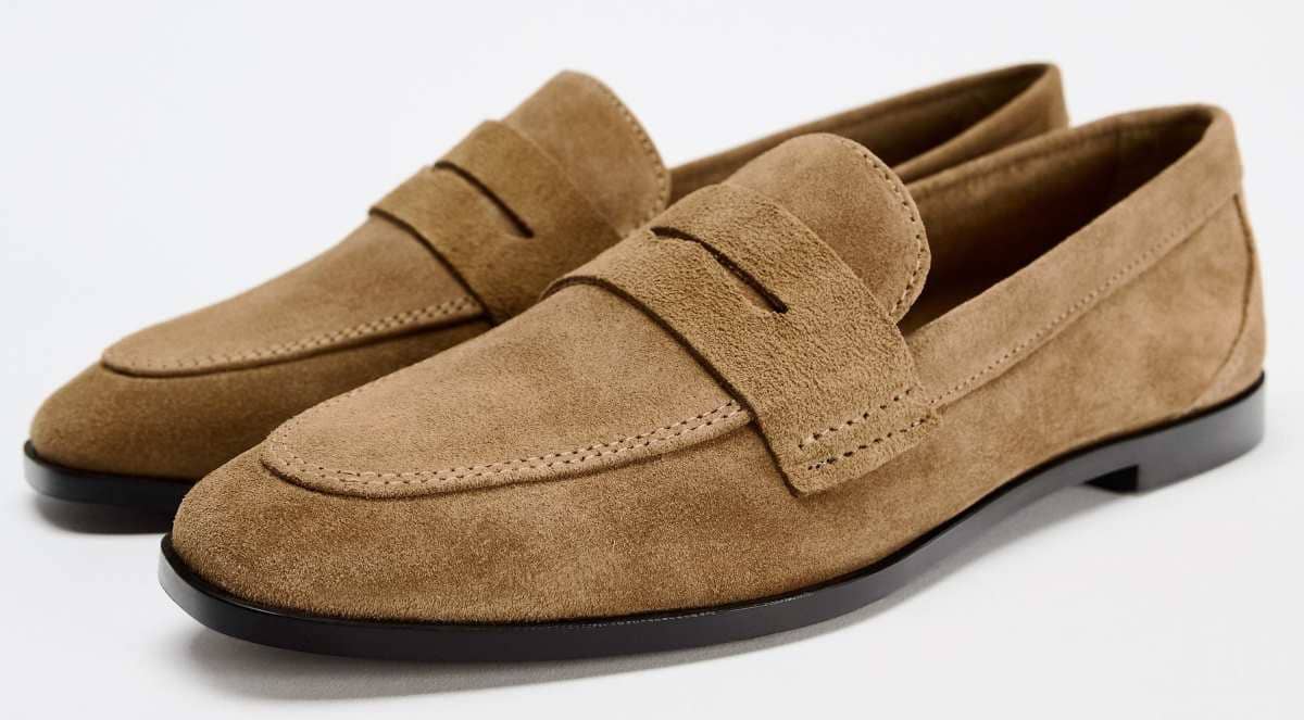 Mocasín serraje de Zara