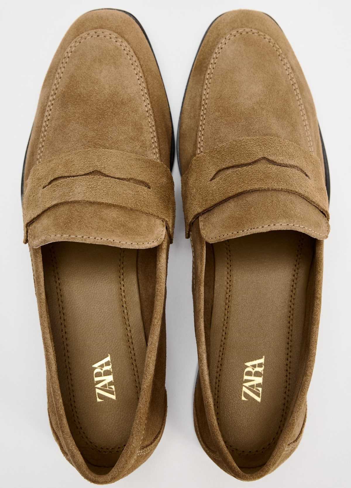 Mocasín serraje de Zara