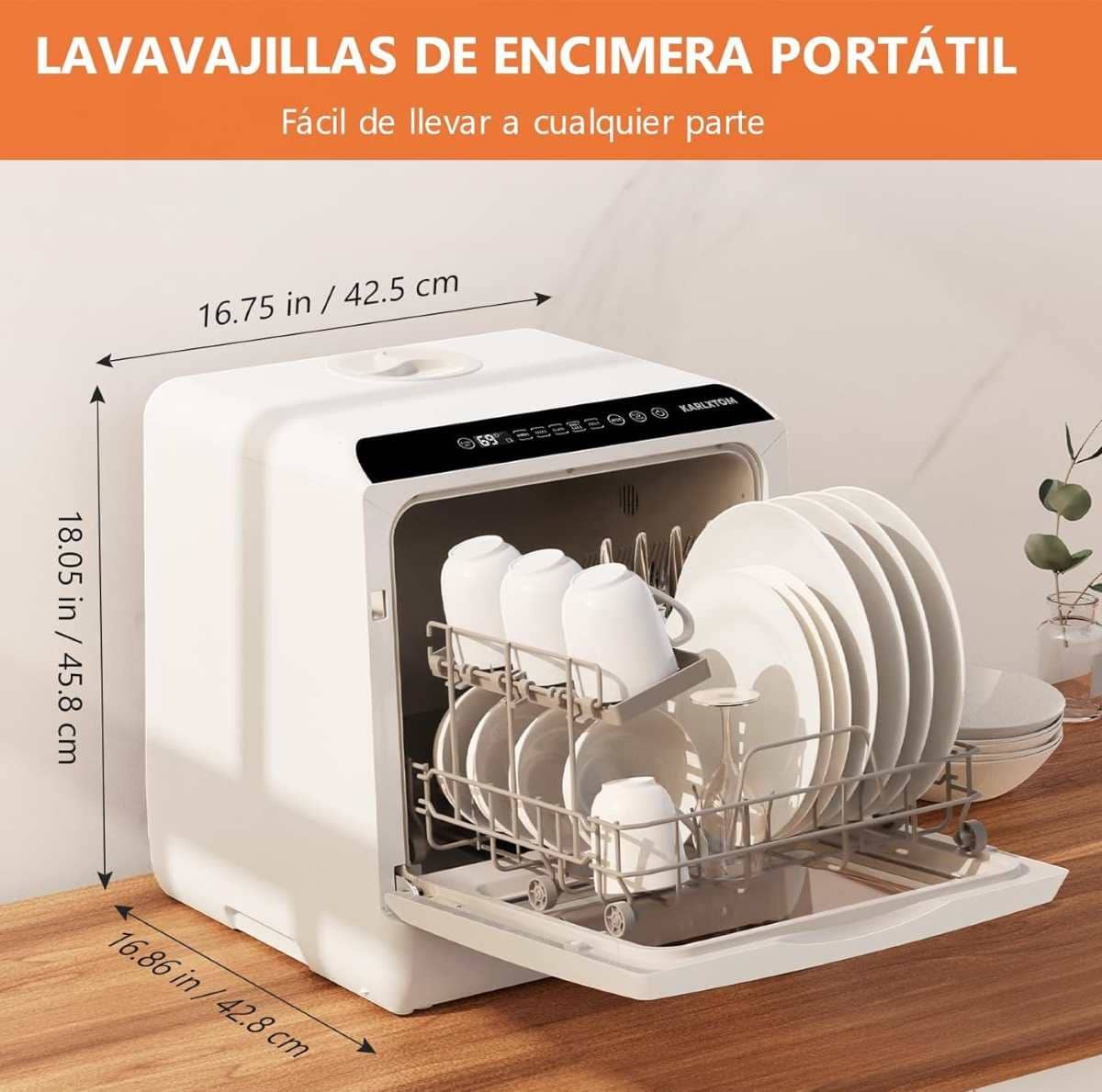 Karlxtom Mini Lavavajillas Portátil de Amazon
