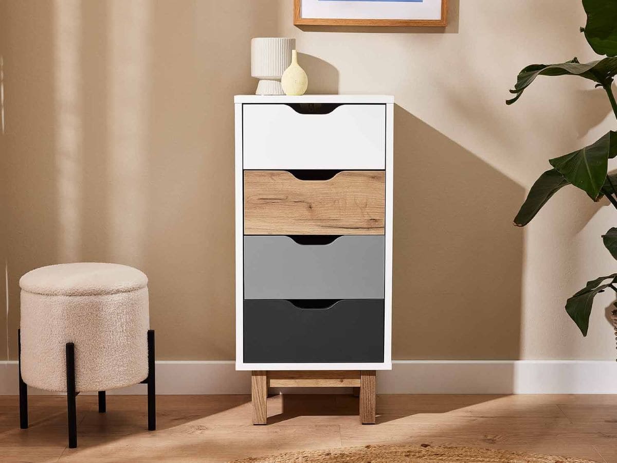 Cómoda con 4 cajones Livarno Home