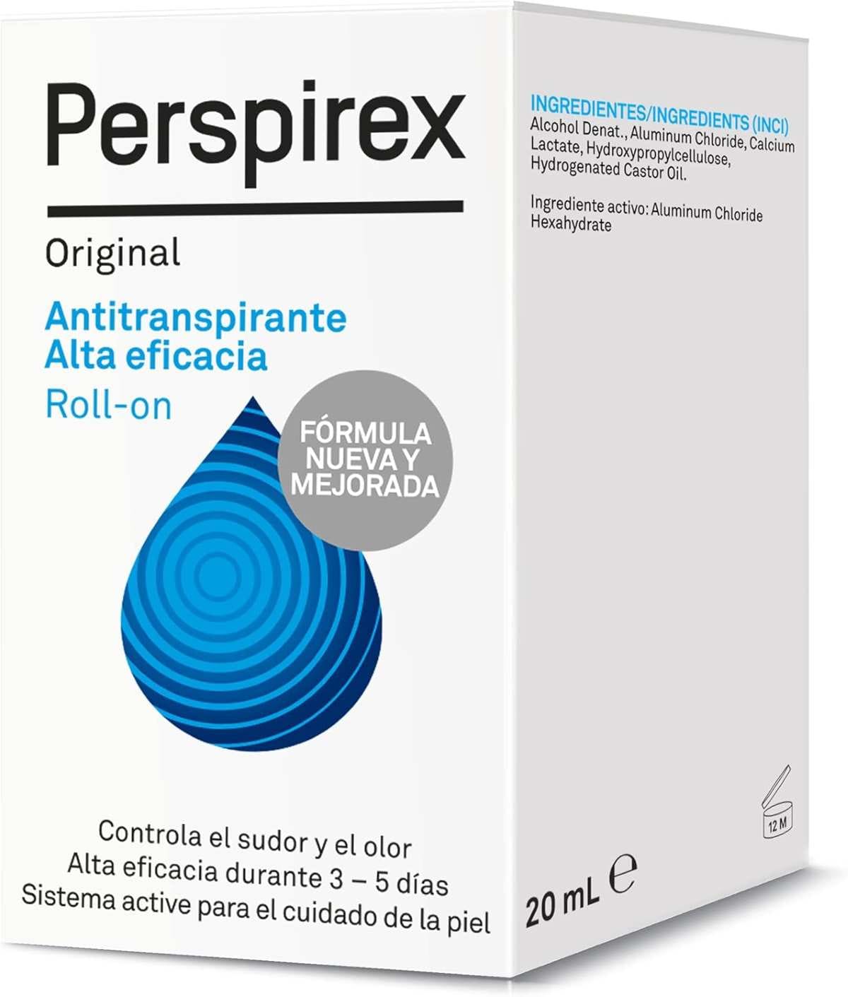 Perspirex Original Desodorante Antitranspirante Axilas Roll On de Amazon