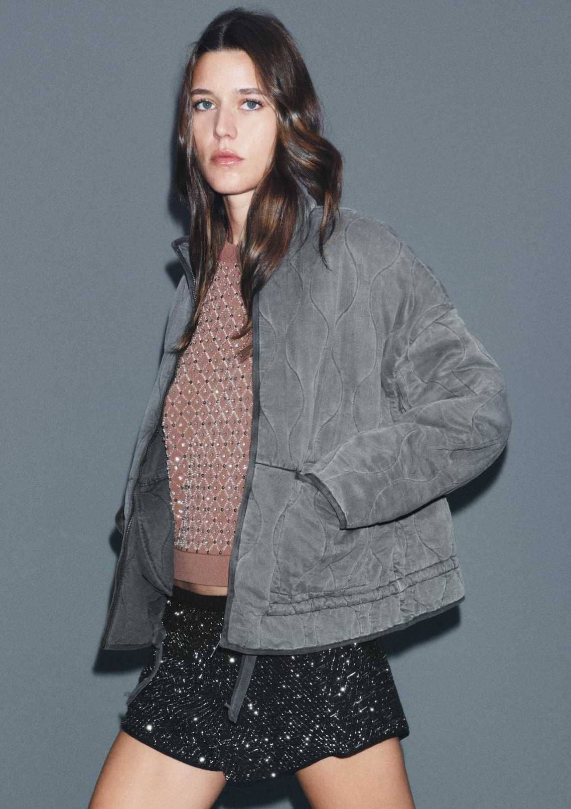 Chaqueta acolchada zw collection de Zara