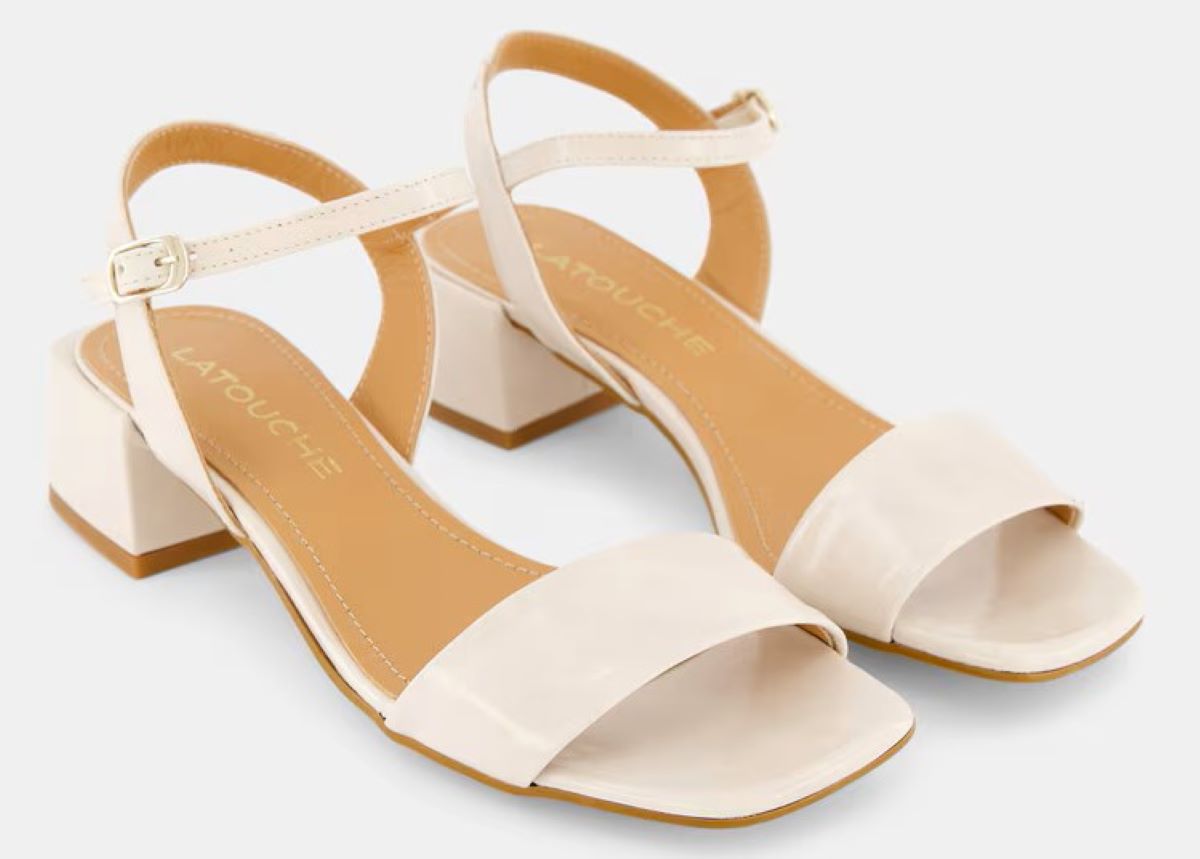 Sandalias de mujer en piel con tacón bloque Latouche de El Corte Inglés