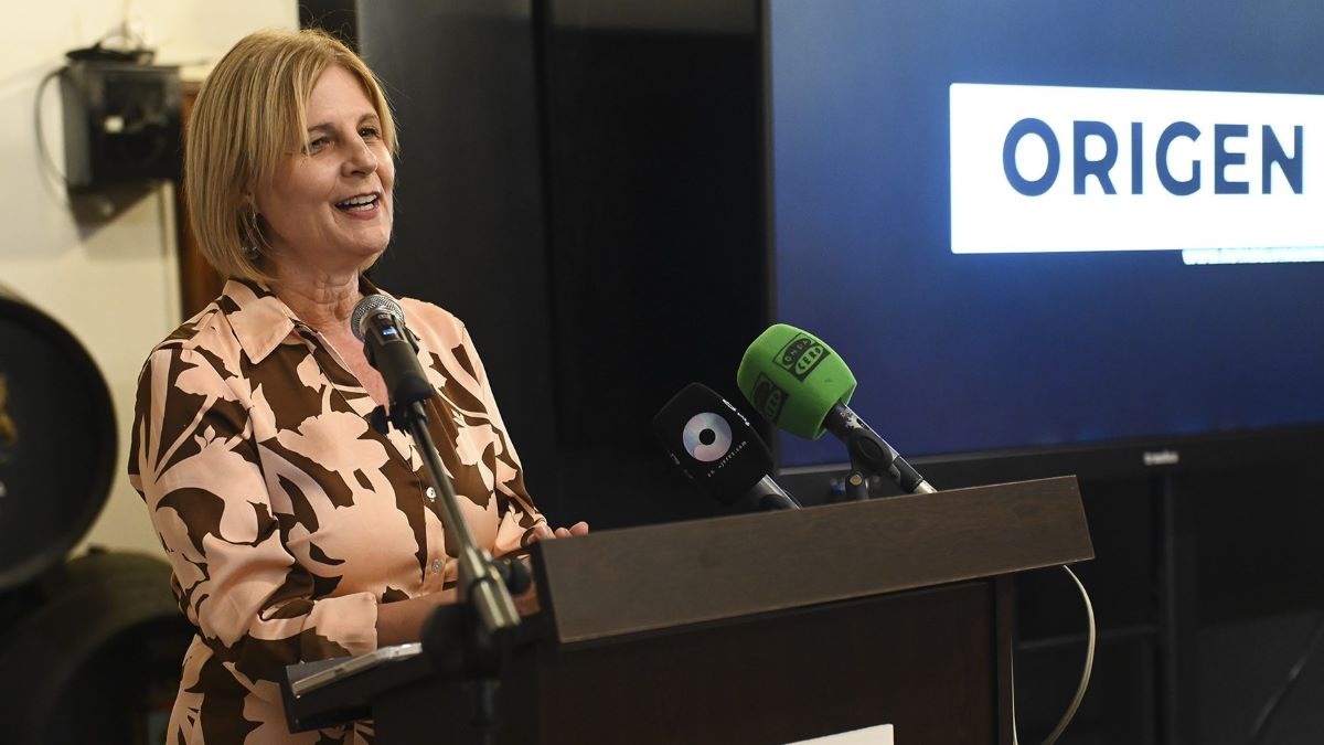 La alcaldesa de Jerez, María José García-Pelayo, durante el acto