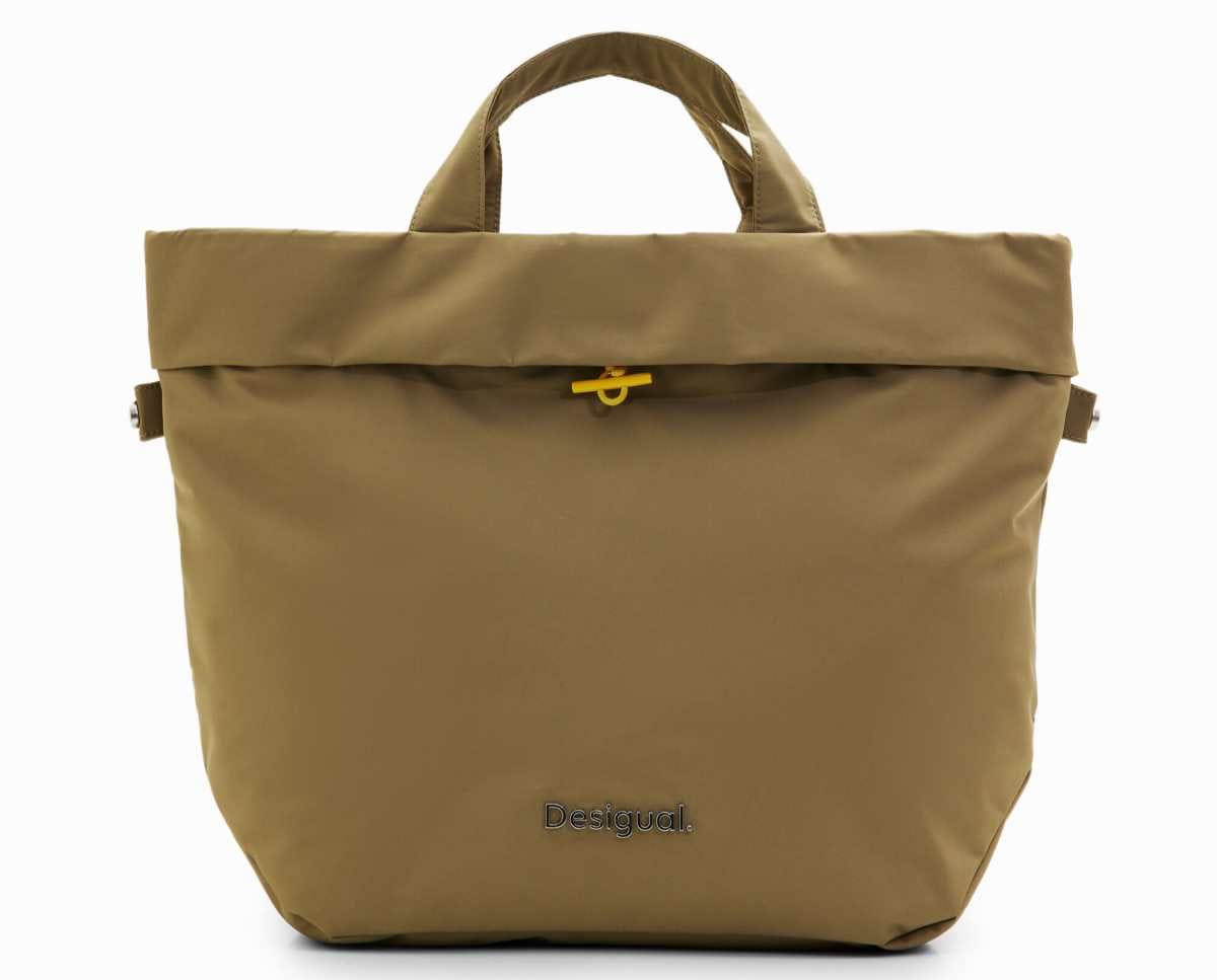 Bolso shopper L reversible nylon de Desigual
