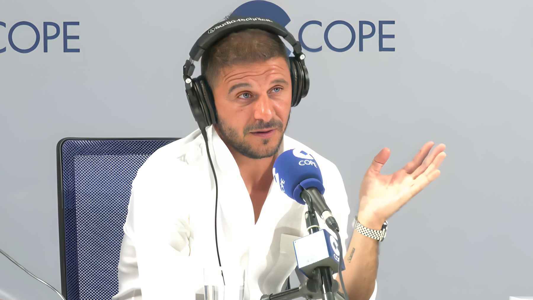 Joaquín Sánchez durante su entrevista en 'El Partidazo de COPE' | Foto: COPE
