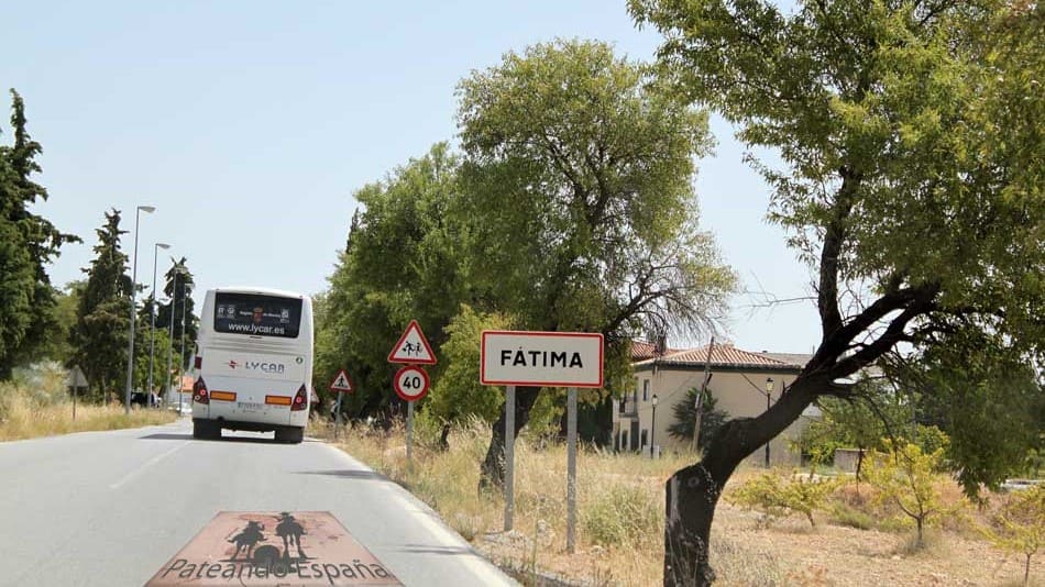 Entrada al municipio de Fátima
