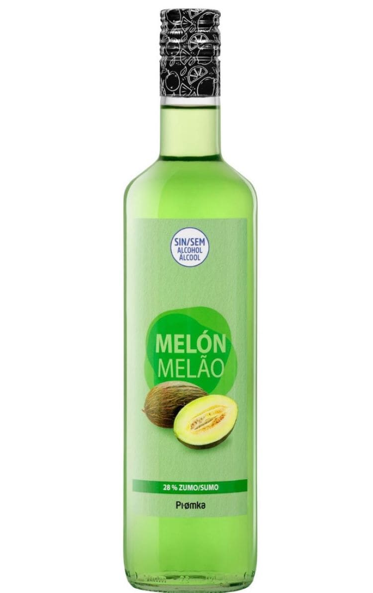 Licor melón sin alcohol Piomka