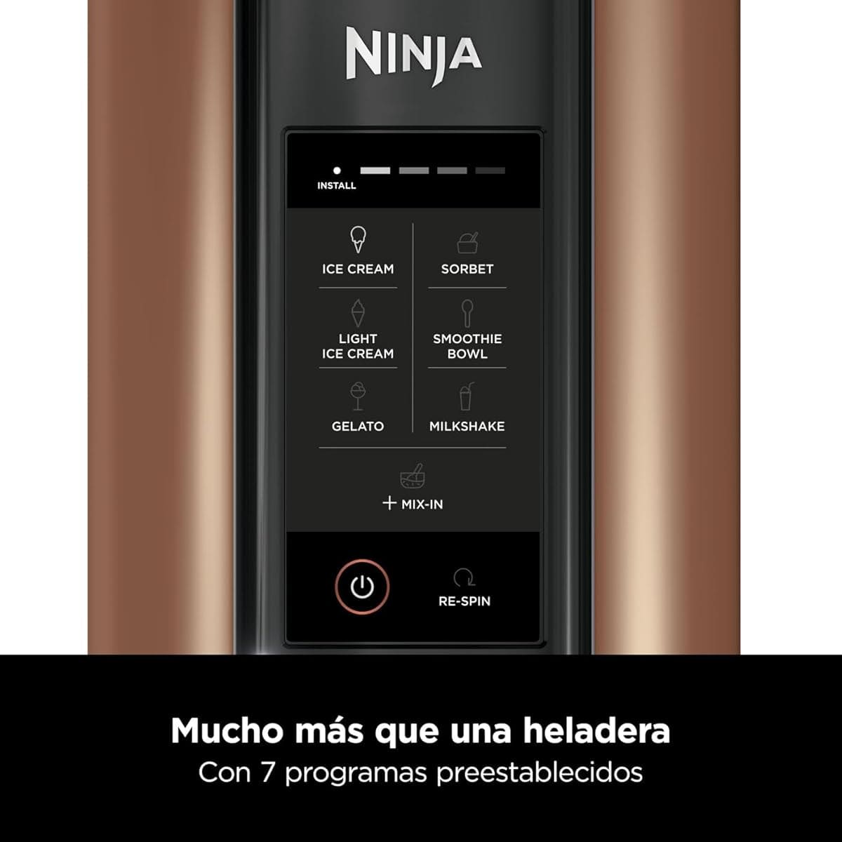 La heladera multifunción Ninja CREAMi de 1,4 litros y 3 tarrinas de Amazon