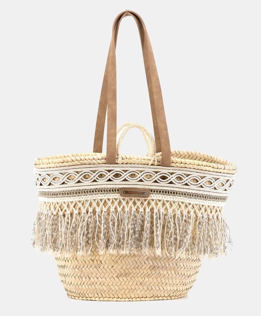 Capazo grande Simó Sastre SANTORINI con cremallera