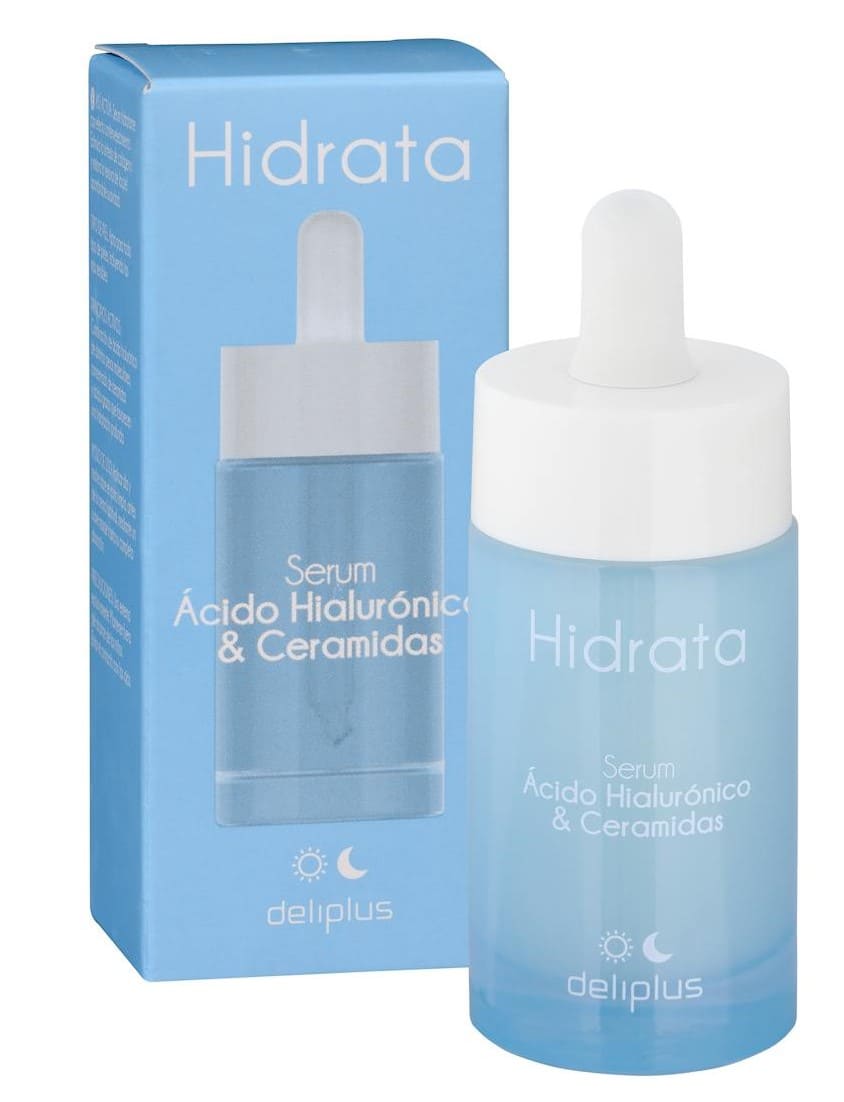 Sérum facial con ácido hialurónico y ceramidas Deliplus Hidrata