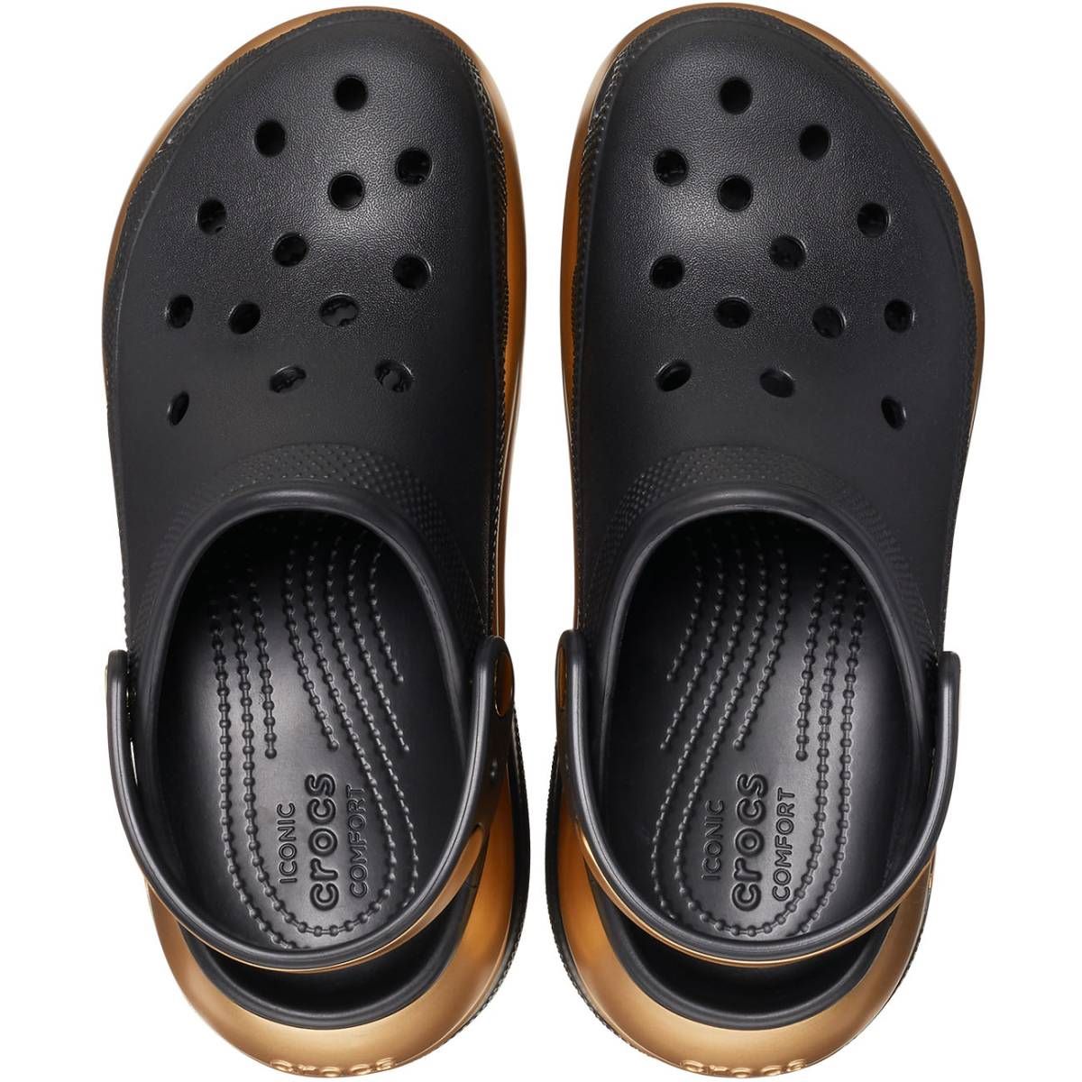 Sandalias con plataforma Crocs Mega Crush Metallic