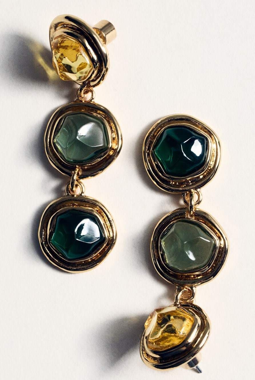 Pendientes colgante abalorios de Mango