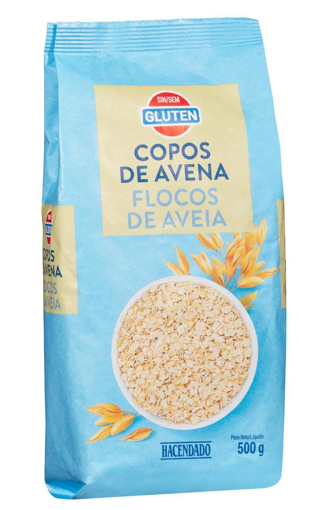 Copos de avena sin gluten