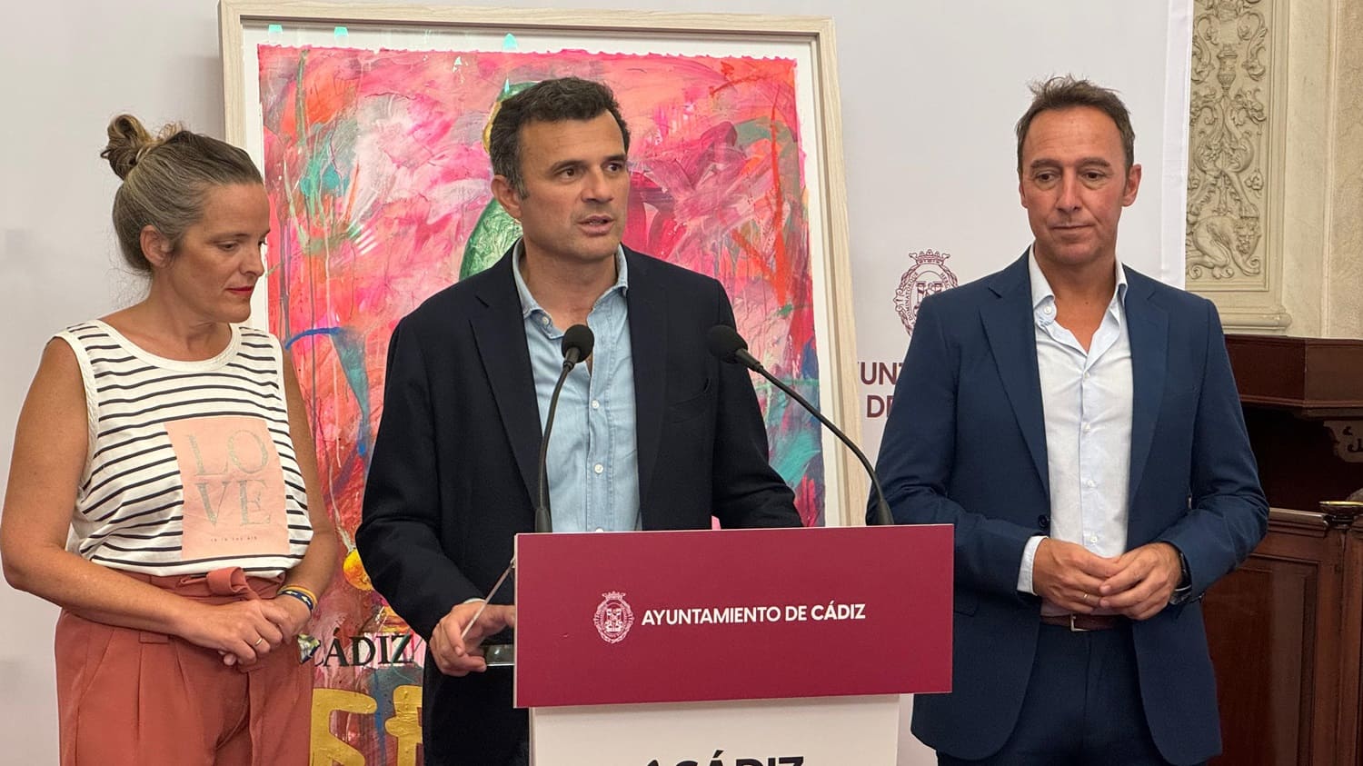 Bruno García ha presidido la presentación de la programación cultural de 'Orgullosos de nuestra historia' | Rafa Domínguez
