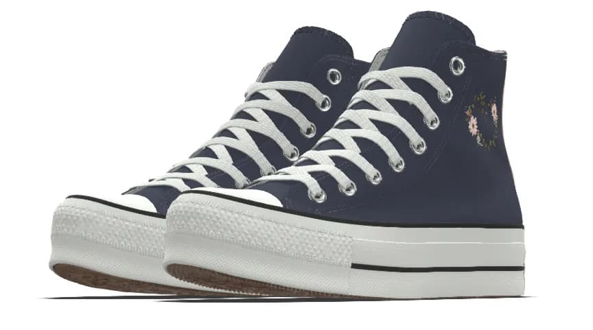 Las nuevas zapatillas Custom Chuck Taylor All Star Lift Platform Canvas By You de Converse