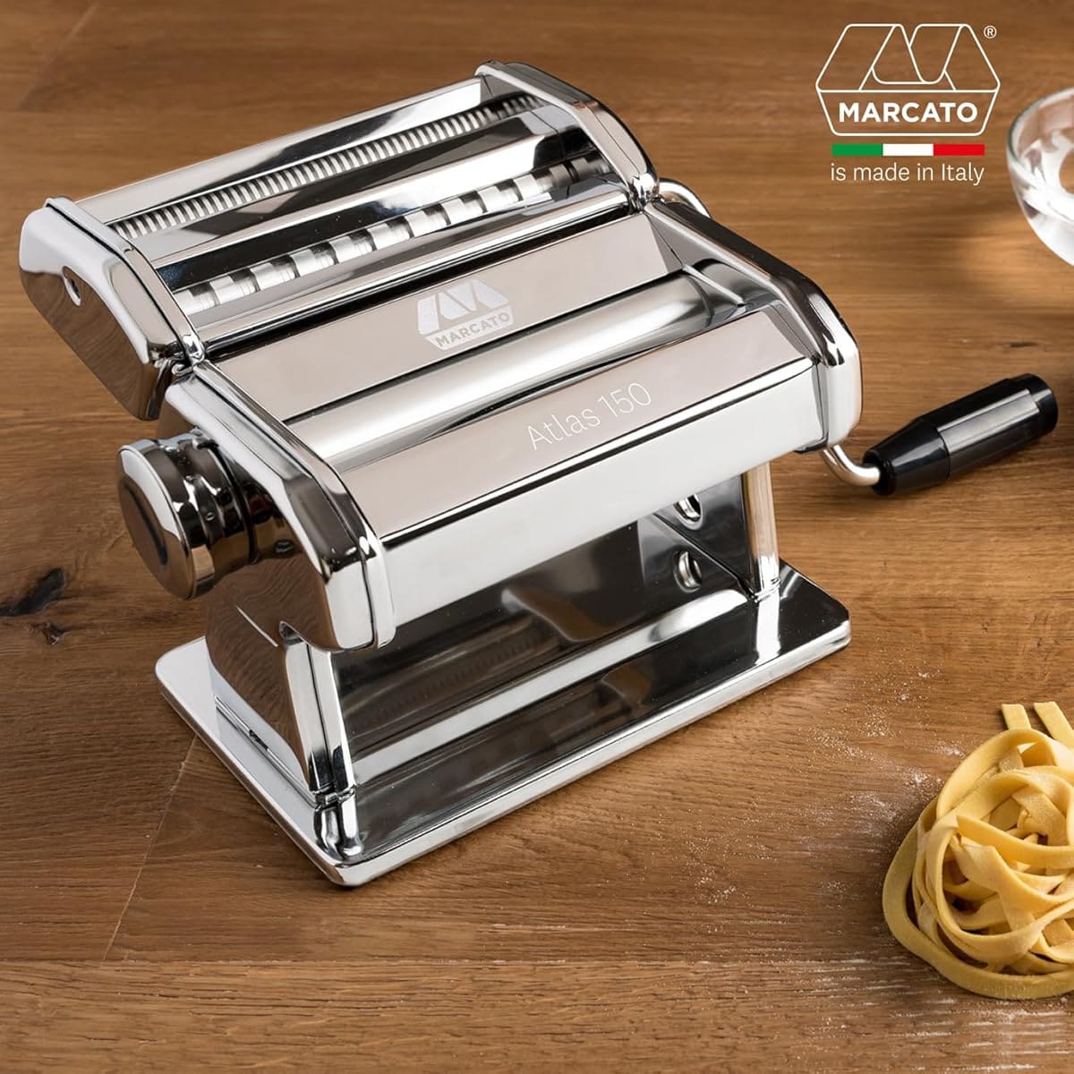La máquina para hacer pasta Marcato Atlas 150 Classic de Amazon