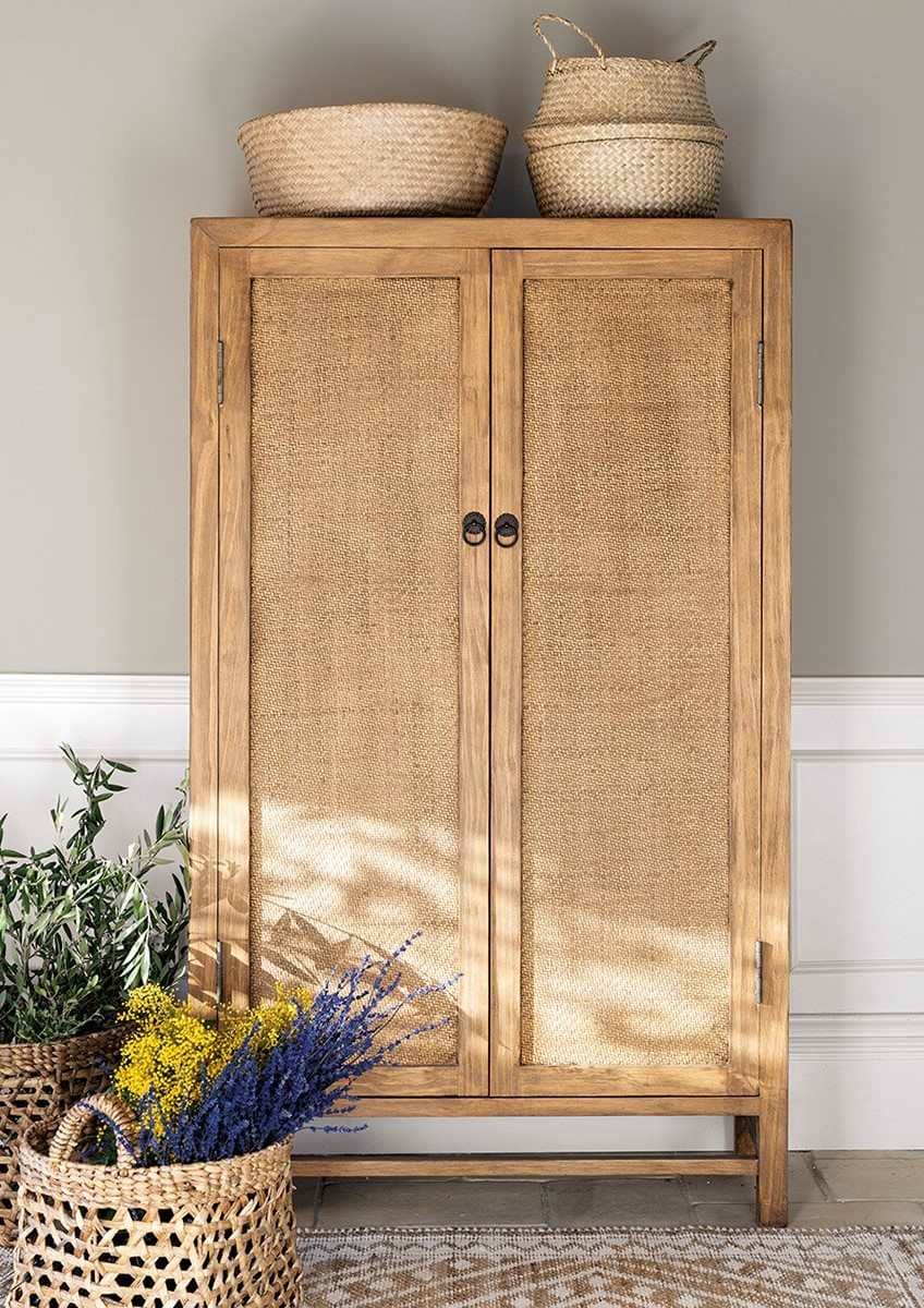 Armario de madera de pino reciclado Manado de El Corte Inglés