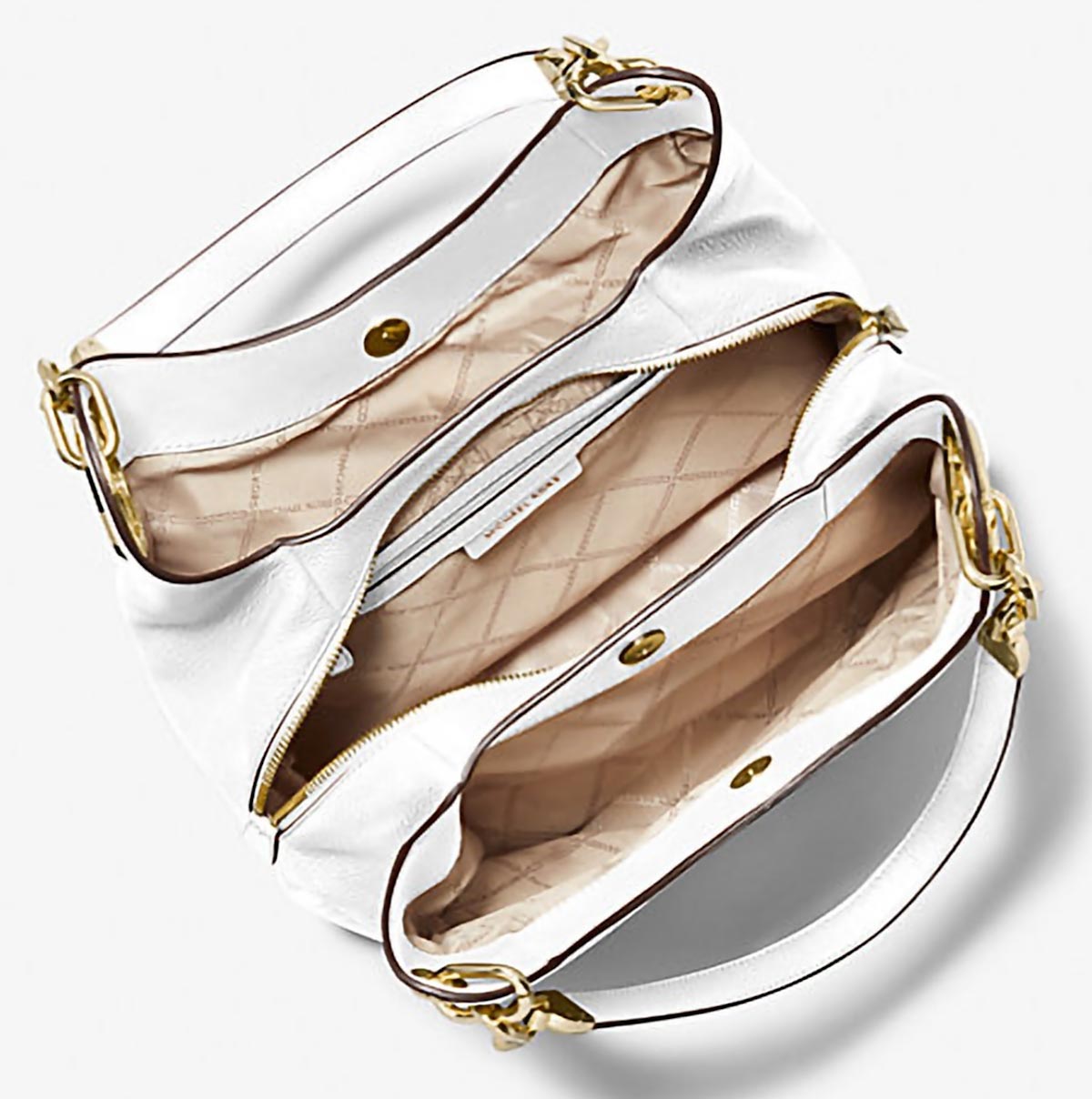 El nuevo bolso de hombro Lillie grande de piel granulada de Michael Kors