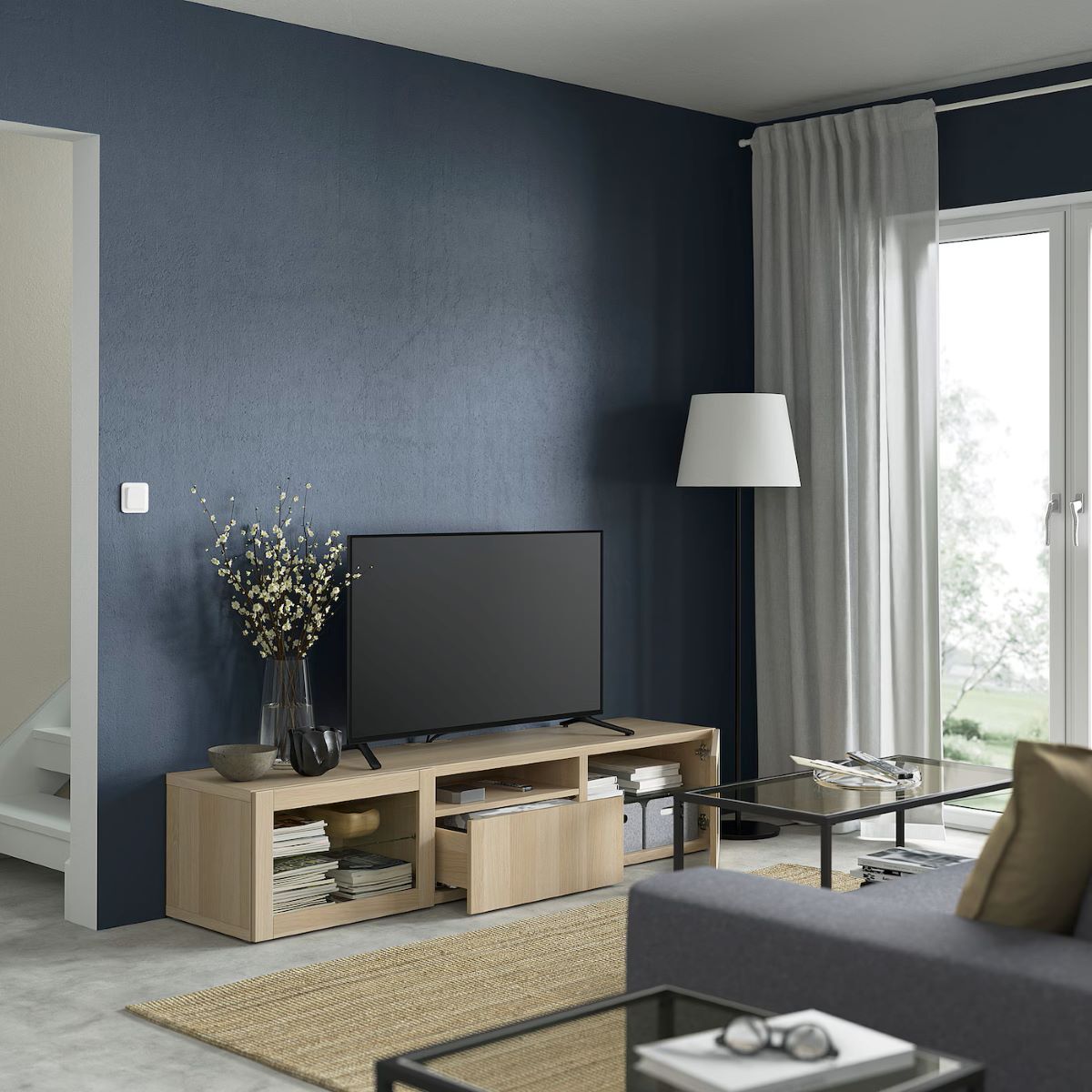 Mueble de televisión de la serie BESTÅ de Ikea