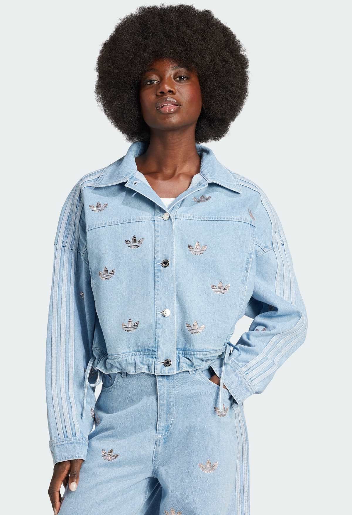 Chaqueta Denim Rhinestone de Adidas