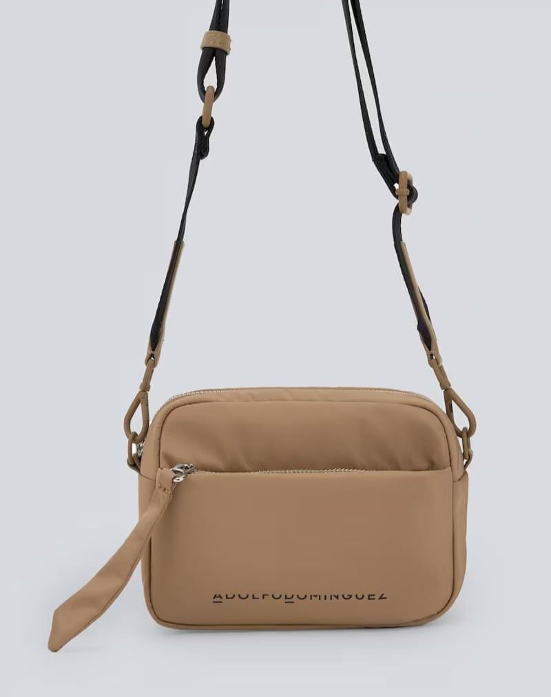 Bandolera cuadrada, pequeña y reciclada