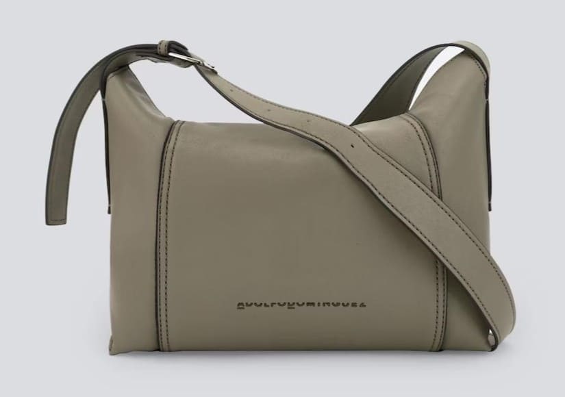 Bandolera grande de piel no piel