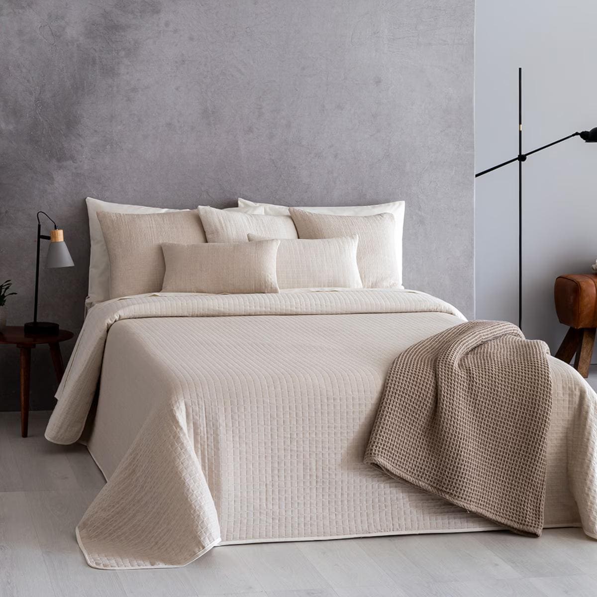 Colcha de algodón y poliéster Estepa