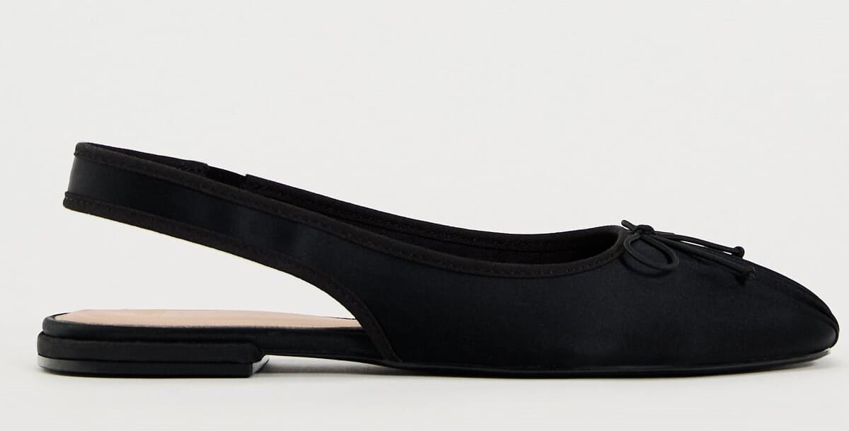 Bailarinas de lazo satinadas