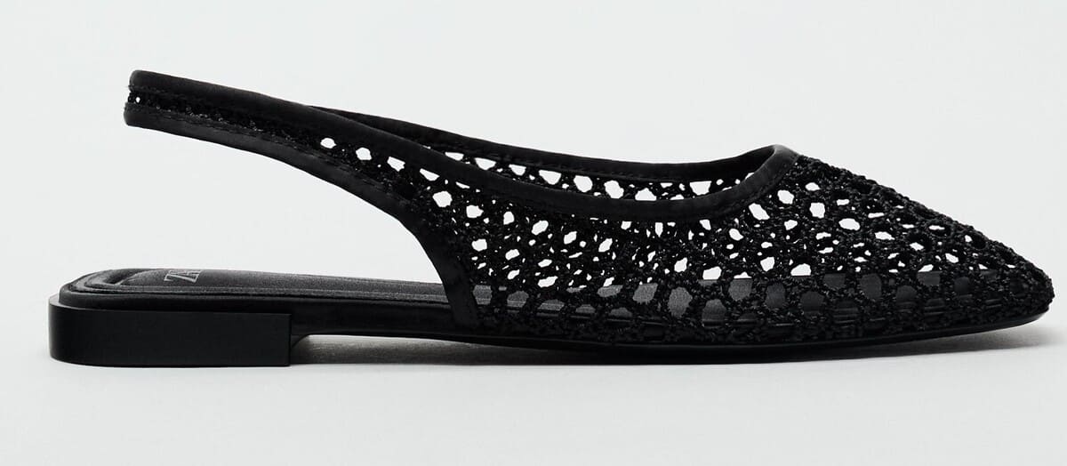 Bailarinas destalonadas y trenzadas