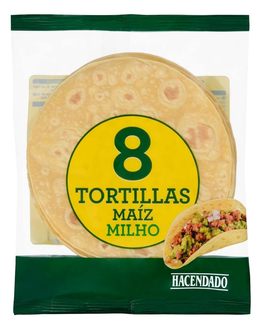Tortillas de maíz Hacendado